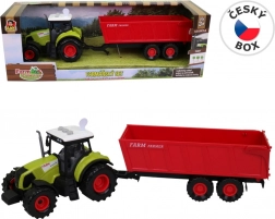 Tracteur avec remorque avec lumière et son