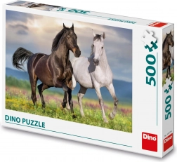 Puzzle chevaux au galop 500 pièces
