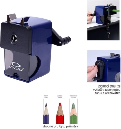 Taille-crayon de table CONCORDE Jumbo avec manivelle