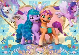 Puzzle 100 pièces Glitter My Little Pony Poneys scintillants