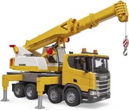 Bruder SCANIA avec grue LIEBHERR – grue mobile 1:16 avec lumières et sons