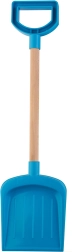 Androni pelle avec manche en bois et poignée 53 cm – Bleu