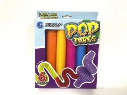 Tubes pop sensoriels, lot de 6 pièces