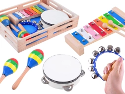 Ensemble musical en bois pour enfants 4 en 1