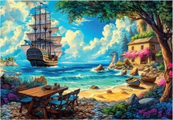 Puzzle Baie des Pirates XL 260 pièces
