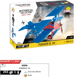 Coffret de construction COBI Fokker D.VII – modèle historique d’avion 1:32