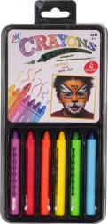 Kit de maquillage pour le visage – crayons cire, 6 couleurs