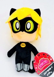 Chat Noir en peluche de Miraculous