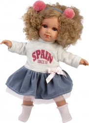 Poupée réaliste Llorens Elena avec corps textile souple - 35 cm