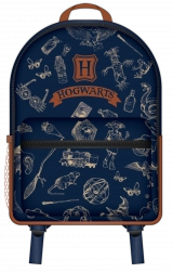 Harry Potter sac à dos bleu marine et or