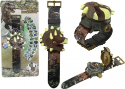 Montre pour enfants avec projection 3D de motifs dinosaures