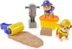 Pat' Patrouille Rubble & Crew, coffret de construction Rubble et Mix avec Kinetic Sand et accessoires