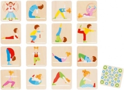Pexeso en bois Goki Gymnastique