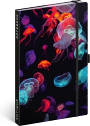 Carnet ligné NOTIQUE 13 × 21 cm avec élastique et passant