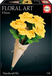 Puzzle 3D EDUCA Floral Art – roses jaunes