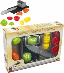 Set de légumes avec planche et couteau