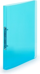 Classeur en polypropylène A4 à 2 anneaux Lines bleu