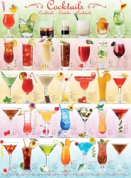 Puzzle Eurographics Cocktails 1000 pièces