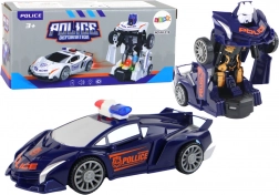 Voiture-robot de police transformable
