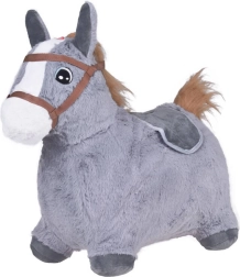 Cheval sauteur en peluche JOKOMISIADA – Gris