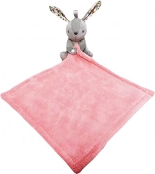 Petite serviette pour enfant Lapin 35 × 35 cm rose