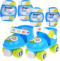 Patins à roulettes ajustables pour enfants avec protections