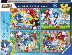Puzzle Ravensburger Sonic Hérisson 4x100 pièces