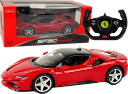 voiture RC ferrari sf90 1:14 rastar rouge
