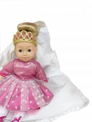 Poupée Bambolina Molly princesse avec 3 chansons