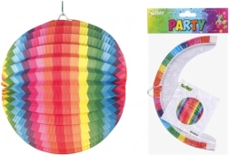 Lampion rond arc-en-ciel 25 cm