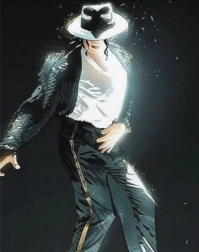 Peinture diamant Michael Jackson en concert 30 × 40 cm