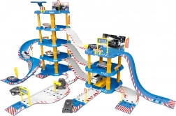 Grande station de police avec garage, 4 niveaux, station-service, 100 éléments