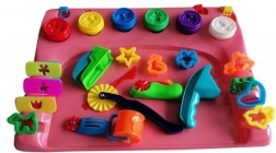 Modelo grande ensemble de cuisine avec tapis de modelage