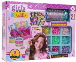 Kit de fabrication de bracelets avec métier et accessoires