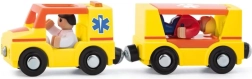 Ambulance avec remorque et figurines