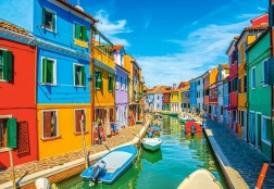 Puzzle 1000 pièces – couleurs de l’île de Burano, Italie