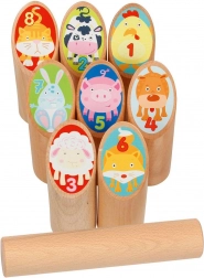 Jeu viking kubb animaux