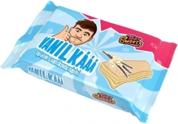 Gaufrette à la vanille avec garniture