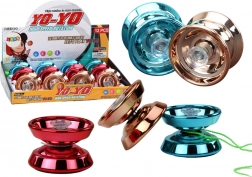 Yoyo en aluminium Classic Jojo bleu or rouge
