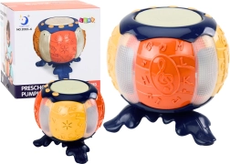 Citrouille éducative interactive avec musique et lumières