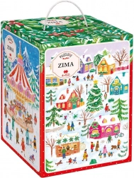 Puzzlove CzuCzu – ensemble d’hiver de 4 puzzles × 150 pièces