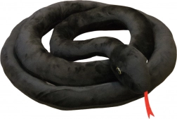 Serpent Peluche Noir 110 cm