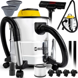 Aspirateur industriel Maltec TurboVac 20 l avec filtre HEPA