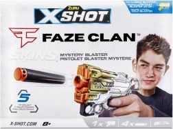 Lanceur X-Shot Skins Menace FaZe avec 4 fléchettes