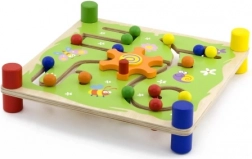 Viga Trop et Suivez Jeu Didactique en Bois Montessori
