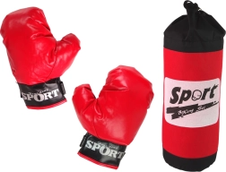 Set de boxe pour enfants – sac de frappe et gants à scratch