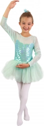costume de ballet pour enfant avec jupe en tulle, taille S