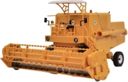 Moissonneuse-batteuse en plastique jaune pour jouer Bizon Super Z056