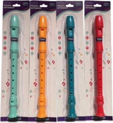 Flûte en plastique pour enfants en blister, 4 couleurs