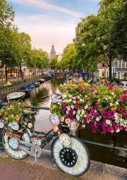 Puzzle Ravensburger Fleurs d’Amsterdam 1000 pièces